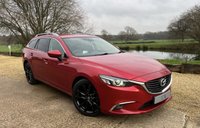 USED 2016 66 MAZDA 6 2.2 D SPORT NAV 5d 148 BHP Estate Camera Sensors Navigation Head Up Display, Heated Seats