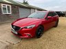 USED 2016 66 MAZDA 6 2.2 D SPORT NAV 5d 148 BHP Estate Camera Sensors Navigation Head Up Display, Heated Seats