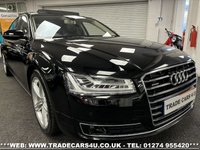 USED 2015 65 AUDI A8 LWB TDI V6 QUATTRO SE EXECUTIVE EURO 6 262 PS UK DELIVERY FLAT FEE &pound;175 (SUBJECT TO DEAL) *OVER 100 IMAGES ON OUR WEBSITE*BESPOKE FINANCE ARRANGED*PART EXCHANGE WELCOME*ALL VEHICLES HPI CLEAR