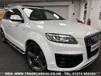 USED 2014 64 AUDI Q7 3.0 TDI QUATTRO S LINE SPORT EDITION 5d 245 PS UK DELIVERY FLAT FEE &pound;175 (SUBJECT TO DEAL) *OVER 100 IMAGES ON OUR WEBSITE*BESPOKE FINANCE ARRANGED*PART EXCHANGE WELCOME*ALL VEHICLES HPI CLEAR