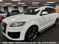 USED 2014 64 AUDI Q7 3.0 TDI QUATTRO S LINE SPORT EDITION 5d 245 PS UK DELIVERY FLAT FEE &pound;175 (SUBJECT TO DEAL) *OVER 100 IMAGES ON OUR WEBSITE*BESPOKE FINANCE ARRANGED*PART EXCHANGE WELCOME*ALL VEHICLES HPI CLEAR