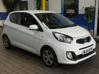 USED 2015 64 KIA PICANTO 1.0 1 3d 68 BHP &pound;0 ROAD TAX NICE TIDY EXAMPLE 2 OWNERS FROM NEW 8 SERVICES TO 78K MILES