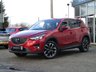 USED 2015 12 MAZDA CX-5 2.2 D SPORT NAV 5d 148 BHP Finished in SOUL RED PEARL with contrasting BLACK HEATED LEATHER trim. This Mazda really is one of the best large family cars to drive. The Mazda CX-5's smart exterior is mirrored by its well-equipped cabin. Features include, &pound;35 Road tax, BOSE, Nav, DAB, B/Tooth, Memory Heated Leather,Sensors 19" Alloys, Rear View Camera and more. Dealer Serviced at 12984 miles, 25496 miles, 37971 miles, 46343 miles, 50591 miles, 64710 miles, 80312 miles, 94962 miles, 114839 miles and at 137621 miles..