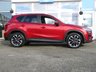 USED 2015 12 MAZDA CX-5 2.2 D SPORT NAV 5d 148 BHP Finished in SOUL RED PEARL with contrasting BLACK HEATED LEATHER trim. This Mazda really is one of the best large family cars to drive. The Mazda CX-5's smart exterior is mirrored by its well-equipped cabin. Features include, &pound;35 Road tax, BOSE, Nav, DAB, B/Tooth, Memory Heated Leather,Sensors 19" Alloys, Rear View Camera and more. Dealer Serviced at 12984 miles, 25496 miles, 37971 miles, 46343 miles, 50591 miles, 64710 miles, 80312 miles, 94962 miles, 114839 miles and at 137621 miles..