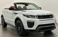 USED 2017 66 LAND ROVER RANGE ROVER EVOQUE 2.0 TD4 HSE DYNAMIC 3d 177 BHP Stylish Evoque Convertible Striking Yulong White , Ebony / Pimento Leather