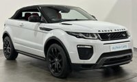USED 2017 66 LAND ROVER RANGE ROVER EVOQUE 2.0 TD4 HSE DYNAMIC 3d 177 BHP Stylish Evoque Convertible Striking Yulong White , Ebony / Pimento Leather