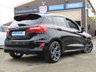 USED 2018 18 FORD FIESTA 1.0 ST-LINE 5d 124 BHP Finished in SHADOW BLACK with Sports Trim. This Fiesta is a small car that you can really enjoy driving. Economical and cheap to run, stylish to look at and some great features including Sat Nav, Apple Play, DAB RADIO, Power Fold Mirrors, B/Tooth, 17"Alloys, Air Con and much more, makes this a must for the first time driver or small family. Dealer Serviced and at 46250 miles, 65014 miles and on arrival at 71650 miles.