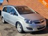 USED 2014 14 VAUXHALL ZAFIRA 1.8 EXCLUSIV 5d 120 BHP 