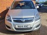 USED 2014 14 VAUXHALL ZAFIRA 1.8 EXCLUSIV 5d 120 BHP 