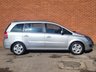 USED 2014 14 VAUXHALL ZAFIRA 1.8 EXCLUSIV 5d 120 BHP 