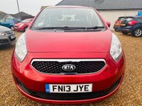 USED 2013 13 KIA VENGA 1.4 1 AIR ECODYNAMICS 5d 89 BHP 1 Owner with Full Main Dealer History and low Mileage