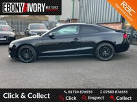 USED 2015 65 AUDI A5 2.0 TDI BLACK EDITION PLUS 3d 187 BHP GREAT EXAMPLE WITH 2 KEYS AND BOOK PACK + FRESH 12M MOT WITHIN THE SALE