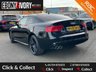 USED 2015 65 AUDI A5 2.0 TDI BLACK EDITION PLUS 3d 187 BHP GREAT EXAMPLE WITH 2 KEYS AND BOOK PACK + FRESH 12M MOT WITHIN THE SALE