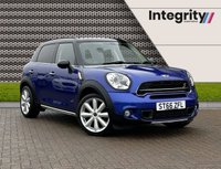 USED 2016 66 MINI COUNTRYMAN 1.6 COOPER S ALL4 5d 184 BHP MEDIA PACK - SATELITTE NAVIGATION - BLUETOOTH HANDSFREE - USB INPUT - BI XENON HEADLAMPS - AUTOMATIC AIR CONDITIONING - 18" TURBO FAN LIGHT ALLOY WHEELS - RAIN SENSING WIPERS - MULTIFUNCTYION STEERING WHEELS