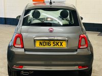 USED 2016 16 FIAT 500 1.2 LOUNGE 3 DOOR 69 BHP 5 SERVICES TO 12,335 MILES
