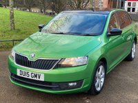 USED 2015 15 SKODA RAPID 1.2 SPACEBACK SE SPORT TSI 5d 104 BHP * SATNAV *    PANROOF