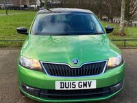 USED 2015 15 SKODA RAPID 1.2 SPACEBACK SE SPORT TSI 5d 104 BHP * SATNAV *    PANROOF