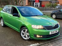 USED 2015 15 SKODA RAPID 1.2 SPACEBACK SE SPORT TSI 5d 104 BHP * SATNAV *    PANROOF