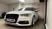 USED 2014 64 AUDI A3 2.0 TDI S LINE 3d 182 BHP LOW RATE FINANCE AVAILABLE +  FREE12 MONTH RAC MEMBERSHIP + RAC PLATINUM WARRANTY INCLUDED