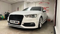 USED 2014 64 AUDI A3 2.0 TDI S LINE 3d 182 BHP LOW RATE FINANCE AVAILABLE +  FREE12 MONTH RAC MEMBERSHIP + RAC PLATINUM WARRANTY INCLUDED