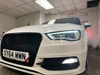 USED 2014 64 AUDI A3 2.0 TDI S LINE 3d 182 BHP LOW RATE FINANCE AVAILABLE +  FREE12 MONTH RAC MEMBERSHIP + RAC PLATINUM WARRANTY INCLUDED
