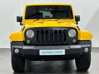 USED 2015 65 JEEP WRANGLER 2.8 CRD X 2d 197 BHP Striking Baja Yellow, Black Leather Embossed Interior, Cruise Control , Navigation, Cruise Control , 18" X Edition Satin Alloy Wheel, Privacy Glass,