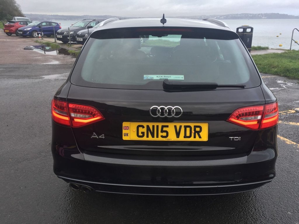 USED 2015 15 AUDI A4 2.0 AVANT TDI S LINE START/STOP 5d 148 BHP S-LINE AUTO