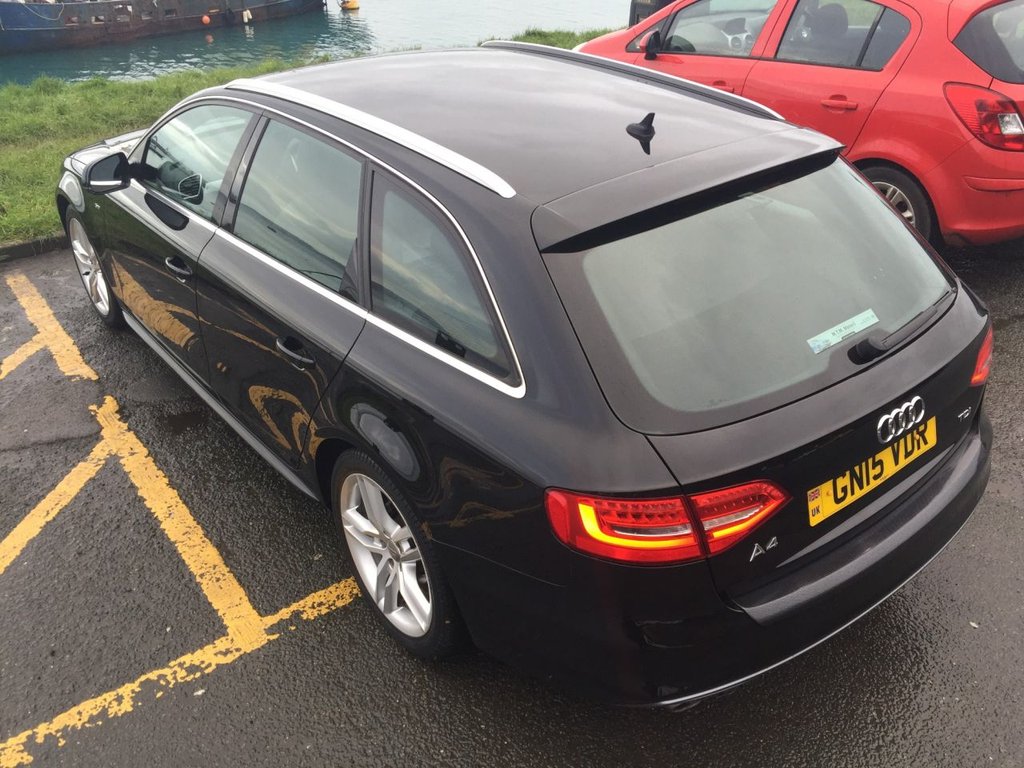 USED 2015 15 AUDI A4 2.0 AVANT TDI S LINE START/STOP 5d 148 BHP S-LINE AUTO