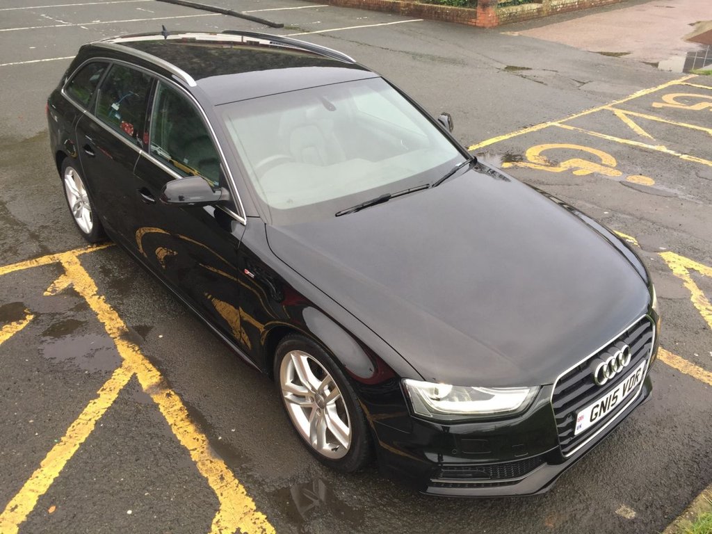 USED 2015 15 AUDI A4 2.0 AVANT TDI S LINE START/STOP 5d 148 BHP S-LINE AUTO