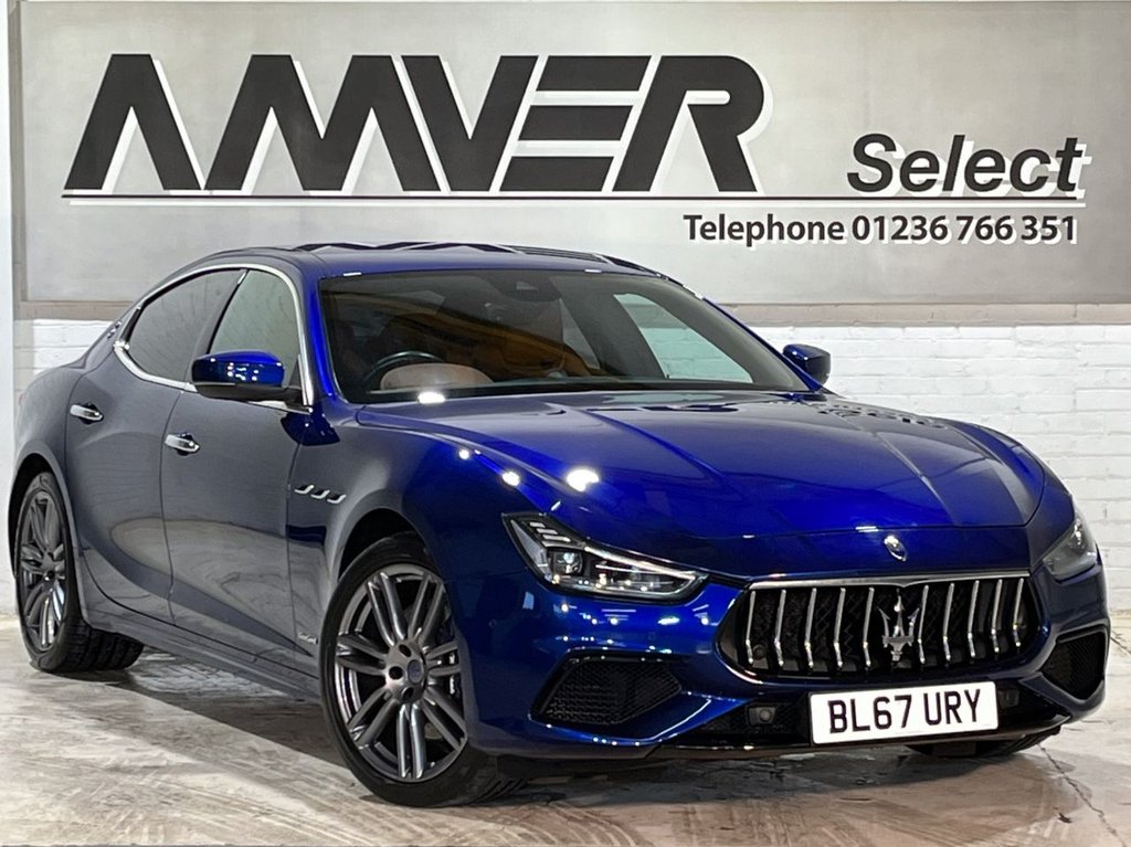 USED 2018 67 MASERATI GHIBLI 3.0 V6 4d AUTO 350 BHP SALOON