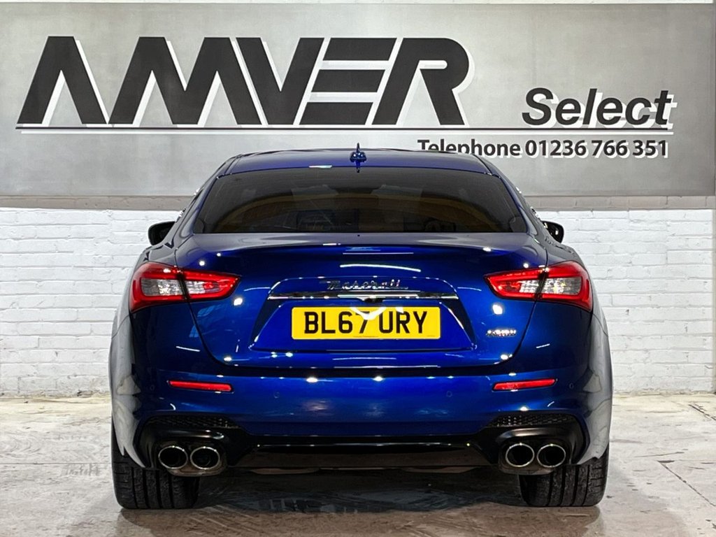 USED 2018 67 MASERATI GHIBLI 3.0 V6 4d AUTO 350 BHP SALOON