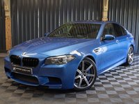 USED 2013 63 BMW M5 Competition 4.4 M5 4d 567 BHP Competition Pack 12 MONTH WARRANTY - RARE COMPETITION PACK - HEAD UP DISPLAY, SUNROOF, XENON LIGHTS, M-DIFF, MONTE CARLO BLUE, CAMERA, COMP PACK, VOICE CONTROL AND MORE