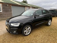 USED 2013 13 AUDI Q3 2.0 TDI QUATTRO S LINE 5d 175 BHP Low Miles Automatic Navigation