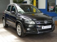 USED 2015 15 VOLKSWAGEN TIGUAN 2.0 R LINE TDI BLUEMOTION TECHNOLOGY 4MOTION 5d 175 BHP 4WD SAT NAV BLUETOOTH CRUISE CONTROL PARKING SENSORS 3 OWNERS 8 SERVICES TO 67K MILES MARCH 2023