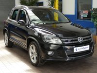 USED 2015 15 VOLKSWAGEN TIGUAN 2.0 R LINE TDI BLUEMOTION TECHNOLOGY 4MOTION 5d 175 BHP 4WD SAT NAV BLUETOOTH CRUISE CONTROL PARKING SENSORS 3 OWNERS 8 SERVICES TO 67K MILES MARCH 2023