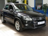 USED 2015 15 VOLKSWAGEN TIGUAN 2.0 R LINE TDI BLUEMOTION TECHNOLOGY 4MOTION 5d 175 BHP 4WD SAT NAV BLUETOOTH CRUISE CONTROL PARKING SENSORS 3 OWNERS 8 SERVICES TO 67K MILES MARCH 2023