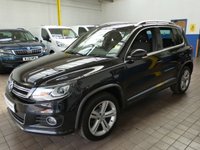 USED 2015 15 VOLKSWAGEN TIGUAN 2.0 R LINE TDI BLUEMOTION TECHNOLOGY 4MOTION 5d 175 BHP 4WD SAT NAV BLUETOOTH CRUISE CONTROL PARKING SENSORS 3 OWNERS 8 SERVICES TO 67K MILES MARCH 2023
