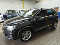 USED 2015 15 VOLKSWAGEN TIGUAN 2.0 R LINE TDI BLUEMOTION TECHNOLOGY 4MOTION 5d 175 BHP 4WD SAT NAV BLUETOOTH CRUISE CONTROL PARKING SENSORS 3 OWNERS 8 SERVICES TO 67K MILES MARCH 2023