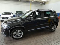 USED 2015 15 VOLKSWAGEN TIGUAN 2.0 R LINE TDI BLUEMOTION TECHNOLOGY 4MOTION 5d 175 BHP 4WD SAT NAV BLUETOOTH CRUISE CONTROL PARKING SENSORS 3 OWNERS 8 SERVICES TO 67K MILES MARCH 2023