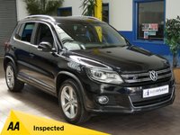 USED 2015 15 VOLKSWAGEN TIGUAN 2.0 R LINE TDI BLUEMOTION TECHNOLOGY 4MOTION 5d 175 BHP 4WD SAT NAV BLUETOOTH CRUISE CONTROL PARKING SENSORS 3 OWNERS 8 SERVICES TO 67K MILES MARCH 2023