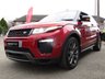 USED 2016 16 LAND ROVER RANGE ROVER EVOQUE 2.0 TD4 HSE DYNAMIC 3d 177 BHP Finished in FIRENZE RED METALLIC with contrasting EBONY/PIMENTO HEATED MEMORY LEATHER Trim. This Evoque comes from one of the most desirable brands on the market today. It is great looking, Fun to drive and comfortable SUV has features which include, Pan Roof, SAT NAV, DAB, Meridian Speakers, B/TOOTH, ELECTRIC BOOT, Rear View Camera, HEATED MEMORY 2 TONE LEATHER SEATS, 20" Alloys and much more. Serviced at 21302 miles, 40410 miles, 50,916 miles, 60108 miles, 72251 miles and at 81332 miles.