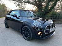 USED 2017 67 MINI CONVERTIBLE 1.5 COOPER 2d 134 BHP ZERO DEPOSIT FINANCE AVAILABLE