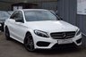 USED 2017 17 MERCEDES-BENZ C-CLASS 2.1 C250 D AMG LINE PREMIUM PLUS 4d 204 BHP PAN ROOF - BURMESTER - CAMERA - NIGHT PACK - MEM SEATS - COMAND