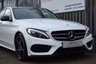 USED 2017 17 MERCEDES-BENZ C-CLASS 2.1 C250 D AMG LINE PREMIUM PLUS 4d 204 BHP PAN ROOF - BURMESTER - CAMERA - NIGHT PACK - MEM SEATS - COMAND