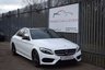 USED 2017 17 MERCEDES-BENZ C-CLASS 2.1 C250 D AMG LINE PREMIUM PLUS 4d 204 BHP PAN ROOF - BURMESTER - CAMERA - NIGHT PACK - MEM SEATS - COMAND