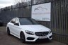 USED 2017 17 MERCEDES-BENZ C-CLASS 2.1 C250 D AMG LINE PREMIUM PLUS 4d 204 BHP PAN ROOF - BURMESTER - CAMERA - NIGHT PACK - MEM SEATS - COMAND
