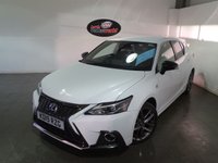USED 2019 19 LEXUS CT 1.8 200H F SPORT 5d 135 BHP FSH SAT NAV LEATHER CRUISE CAMERA