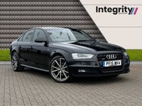 USED 2015 15 AUDI A4 2.0 TDI QUATTRO BLACK EDITION PLUS 4d 174 BHP BLUETOOTH HANDSFREE - DAB RADIO - 19" ALLOYS - AUDI MUSIC INTERFACE - SPORT SUSPENSION