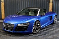USED 2011 11 AUDI R8 5.2 SPYDER V10 QUATTRO 2d 519 BHP STUNNING MANUAL V10, CARBON INTERIOR, B&O, 12 MONTH WARRANTY