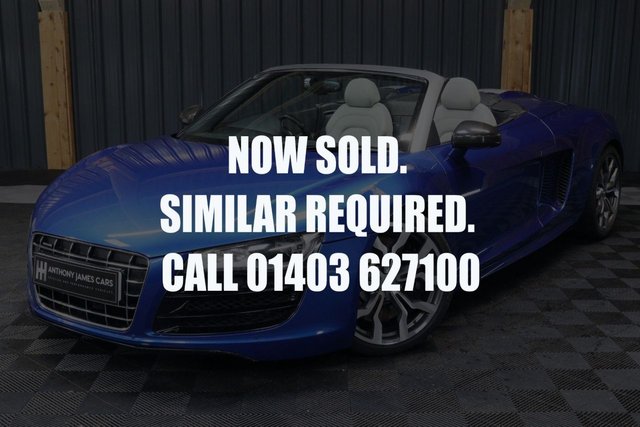 2011 11 Audi R8 5.2 SPYDER V10 QUATTRO 2d 519 BHP